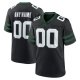 Custom New York Jets Active Player Black Game Stitched Football Jersey