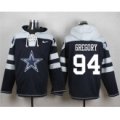nike nfl dallas cowboys #94 randy gregory navy blue player pullover hoodie