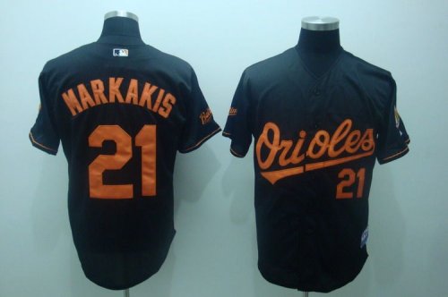 Baseball Jerseys baltimore orioles #21 markakis black(cool base)