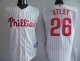 Baseball Jerseys philadephia phillis #26 chase utley white[red s