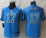 nike youth nfl san diego chargers #17 philip rivers lt.blue [Eli