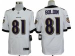 nike nfl baltimore ravens #81 anquan boldin elite white jerseys