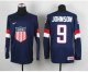 2014 world championship nhl jerseys USA #9 johnson blue [johnson