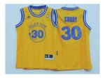 youth nba golden state warriors #30 stephen curry gold throwback