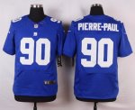 nike new york giants #90 pierre-paul blue elite jerseys