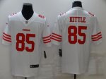New Football San Francisco 49ers #85 George Kittle White Jersey