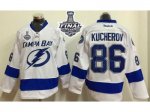 NHL Tampa Bay Lightning #86 Nikita Kucherov White 2015 Stanley C