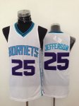 nba Charlotte Hornets #25 jefferson white jerseys [revolution 30