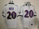 nike nfl baltimore ravens #20 reed white jerseys [game]