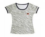 nike Cincinnati Bengals Chest embroidered logo women Zebra strip