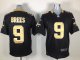 nike nfl new orleans saints #9 drew brees black cheap game jerseys