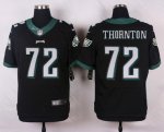 nike philadelphia eagles #72 thornton elite black jerseys