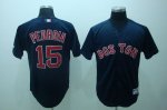 Baseball Jerseys boston red sox #15 pedroia dk,blue2009 style)