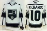 youth nhl los angeles kings #10 richards white jerseys