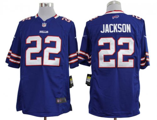 nike nfl buffalo bills #22 jackson blue jerseys [game]