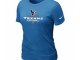 Women Houston Texans Light blue T-Shirt