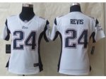 Women Nike New England Patriots #24 Darrelle Revis white Jerseys