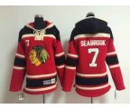 youth nhl jerseys chicago blackhawks #7 seabrook red[pullover ho