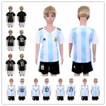 Youth 2018 Argentina Home And Away Soccer Jersey Short Sleeves