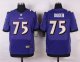 nike baltimore ravens #75 ogden purple elite jerseys
