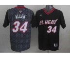 nba miami heat #34 allen black-grey jerseys [2014 new]