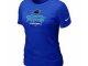 Women Carolina Panthers blue T-Shirt