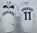 MLB Jersey Chicago White Sox #11 Luis Aparicio White 1976 Turn
