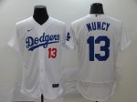 Men's Los Angeles Dodgers #13 Max Muncy White 2020 Stitched Baseball Jersey