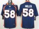 nike nfl denver broncos #58 miller blue jerseys [nike limited]