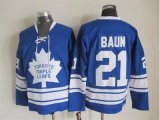NHL Toronto Maple Leafs #21 Baun blue Throwback Stitched jerseys