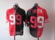nike nfl san francisco 49ers #99 smith black-red [Elite split]