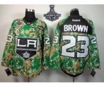 nhl jerseys los angeles kings #23 brown camo[2014 Stanley cup ch