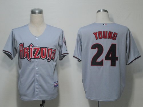 Baseball Jerseys arizona diamondbacks #24 chris young grey cool