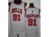 nba chicago bulls #91 rodman white [revolution 30]