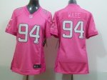 nike women nfl dallas cowboys #94 ware pink [2012 nike love]