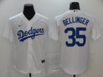 Men's Los Angeles Dodgers #35 Cody Bellinger White 2020 Stitched Baseball Jersey