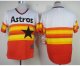 mlb houston astros blank orange-white jerseys [m&n]