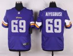 nike minnesota vikings #69 aiyegbusi purple elite jerseys