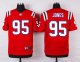 nike new england patriots #95 jones red elite jerseys