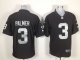 nike nfl oakland raiders #3 palmer black jerseys [game]