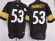 nike nfl pittsburgh steelers #53 pouncey elite black jerseys