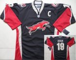 nhl jerseys phoenix coyotes #19 doan black red (C)