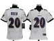 nike youth nfl baltimore ravens #20 reed white jerseys