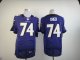 nike nfl baltimore ravens #74 oher elite purple jerseys
