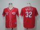 Men's MLB Cincinnati Reds #32 Jay Bruce Red Cool Base Jerseys