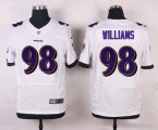 nike baltimore ravens #98 williams white elite jerseys