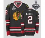 nhl chicago blackhawks #2 keith black jerseys [2013 stanley cup]