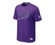 MLB Kansas City Royals Purple Nike Short Sleeve Practice T-Shirt