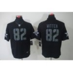 nike nfl dallas cowboys #82 jason witten black impact limited jerseys