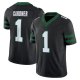 #1 New York Jets Ahmad Sauce Gardner Legacy Black Alternate Vapor F.U.S.E. Limited Stitched Jersey